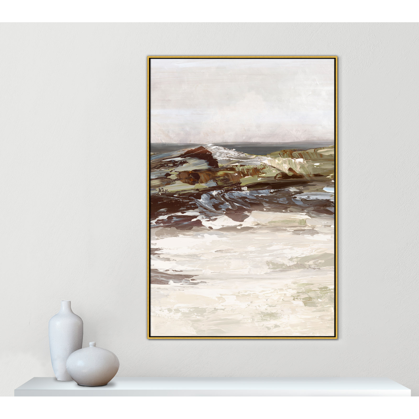 Conan "Stoney Peak" Print, 61.5" H x 41.5" W, Gold