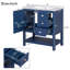 62 18.3'' Single Bathroom Vanity with Top-101092218