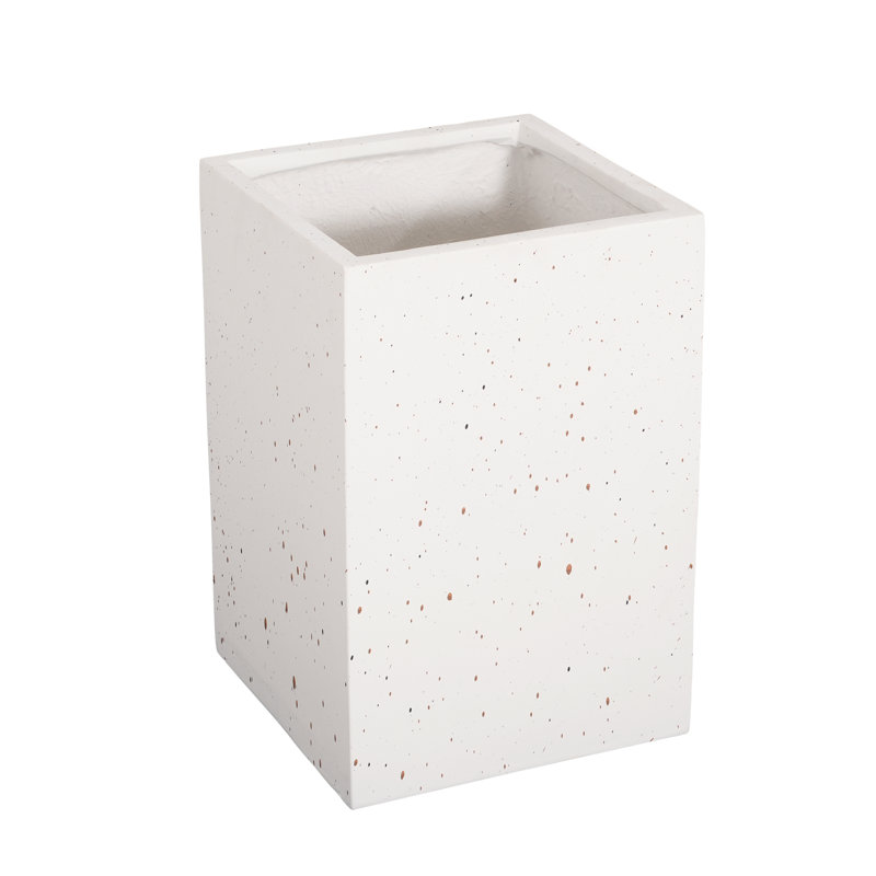 Handmade Rectangle Planter Box, 20''H, White