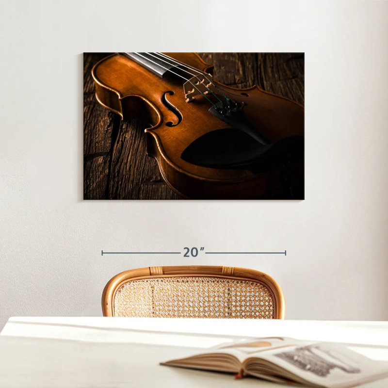 Abarca Violin Woodgrain, 16" H x 24" W
