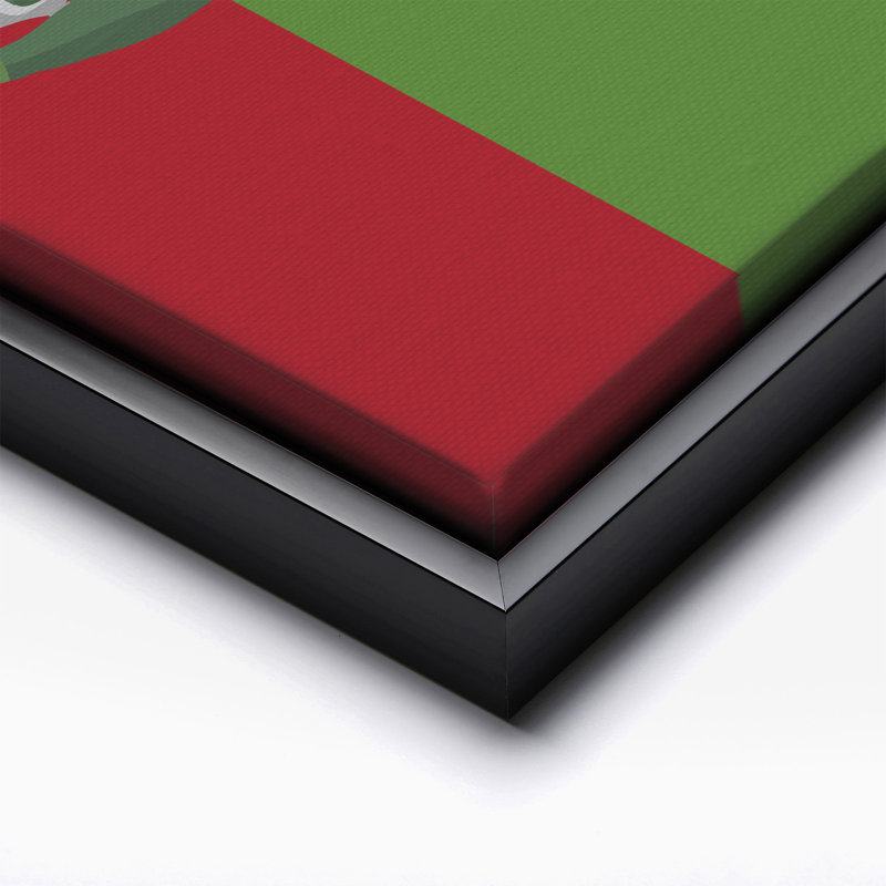 Portugal, soccer, Black Framed, Canvas, 16"H x 20"W