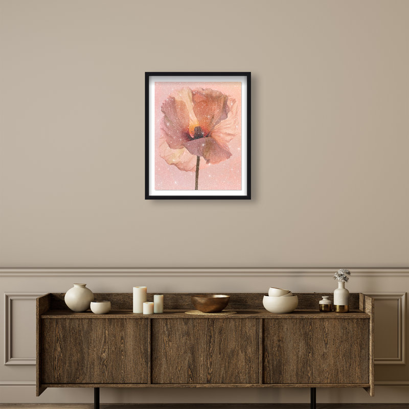 Amber Radiance I Framed Graphic Art, 31.5"H x 25.5"W, Black Shadowbox