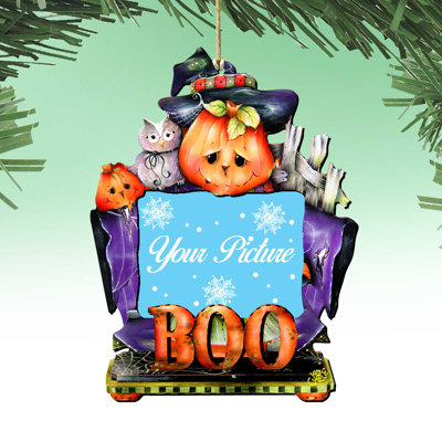 This Boos for You Halloween Picture Frame Ornament