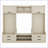 Coat Racks 4-in-1 Detachable Hall Tree with Storage, Hooks &amp; Shoe Bench, Antique Beige | Beige | Particle Board+MDF-1280086808