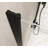 34"X 72" Pivot Shower Door Aluminum Frame, Half Frame ,1/4"(6Mm) Tempered Glass Explosion Proof Film