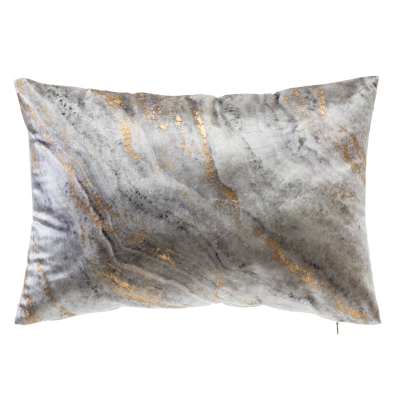 Abstract Feather Reversible Throw Pillow
