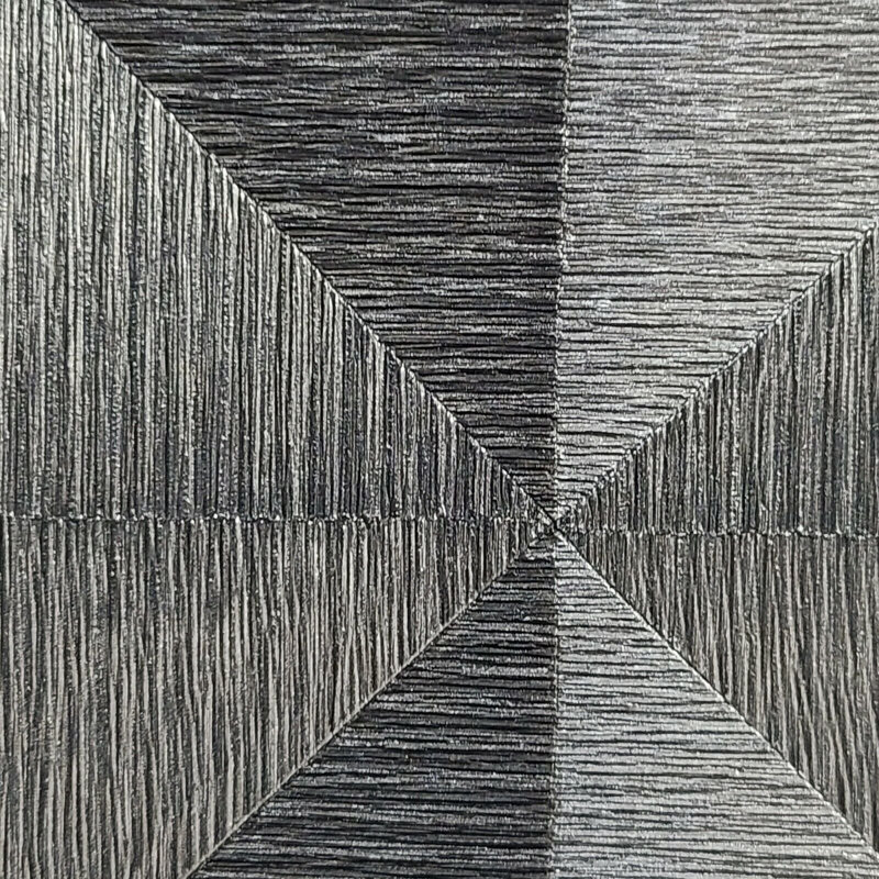 Rouleau de papier peint Kia-leigh, Noir / gris