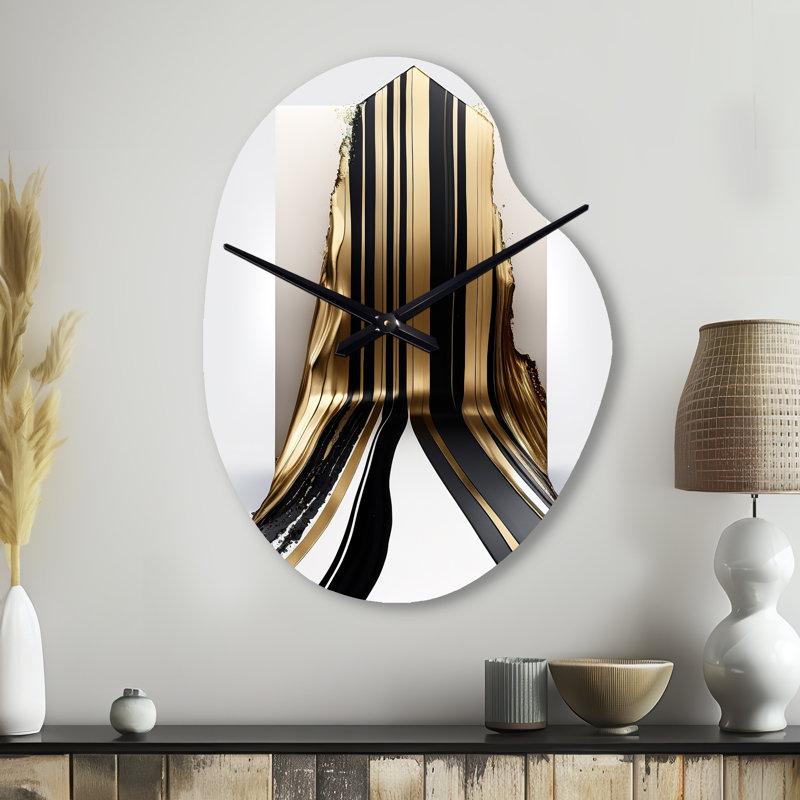 Horloge murale en métal Merlan, Petit