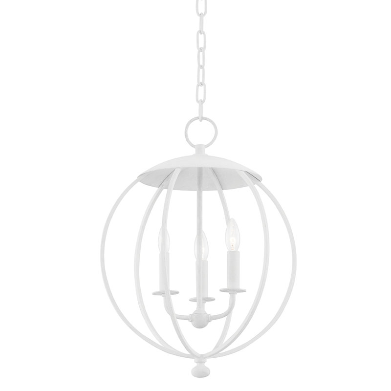 Luminaire suspendu 3 lumières Wesley, Fer vieilli
