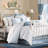 Crystal Beach White 100% Cotton Coastal 4-Piece Queen Comforter Set-10335301
