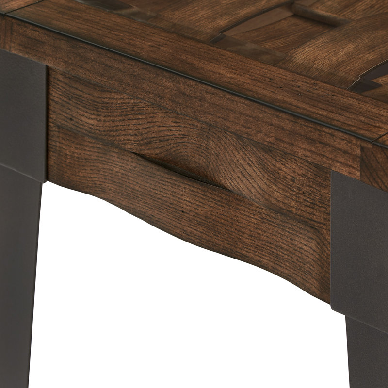 Reasor 47.6'' Glass Top Console Table