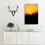 Indian Sunrise In Abstract - Wrapped Canvas Painting-55310547