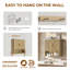 Armoire de salle de bain murale H 23 po