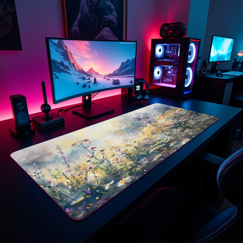 Polyester Desk Pad, 23.6x13.8