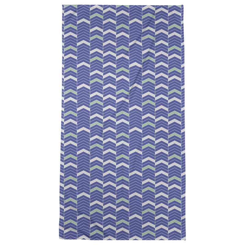 Stephenie Beach Towel, Blue/Olive