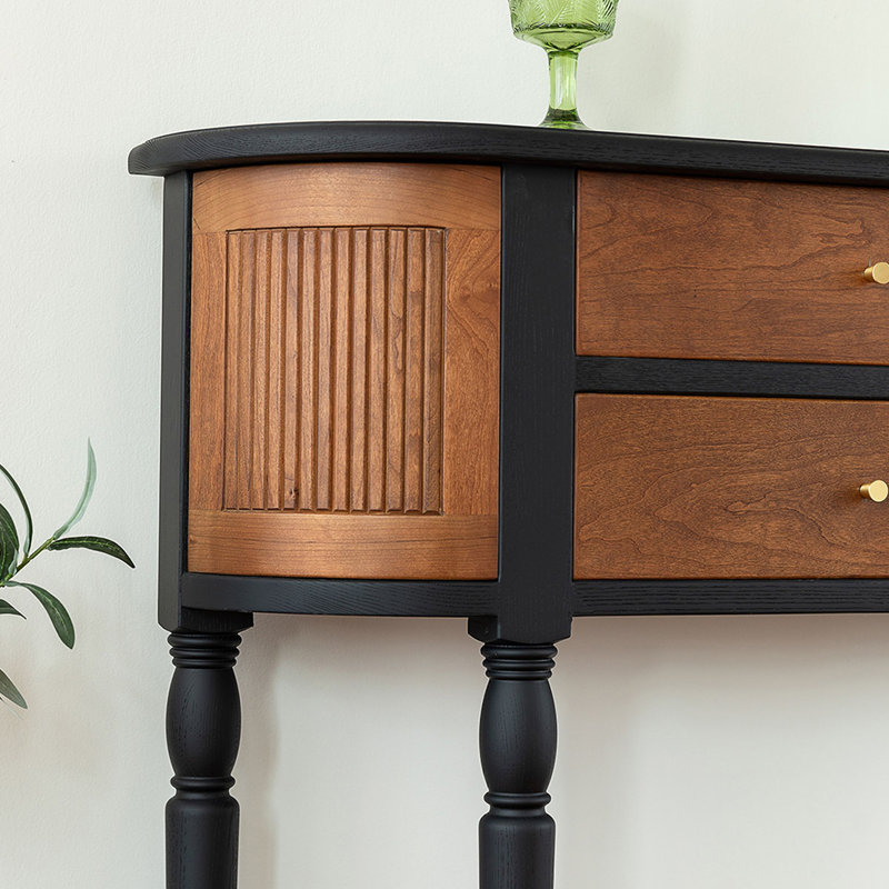 Console Retro Elegant, H 35,43 po x l 51,18 po x P 7,87 po