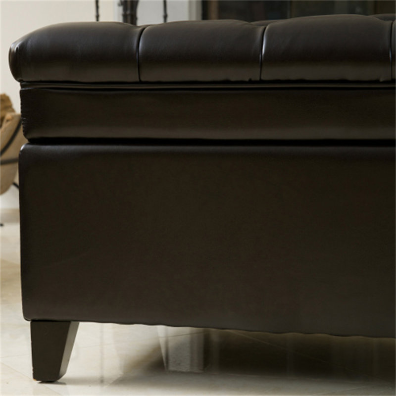 OTTOMAN DE RANGEMENT JULiana (seulement avec repose-pieds)