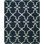 Dimitrina Damask Area Rug in Blue