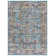 Hertzler Oriental Blue/Light Gray Area Rug
