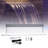Mirelez 36" Waterfall Spillway Acrylic LED Pool Fountain 7 Colors RF Remote Control Garden Pond Water Feature for Outdoor