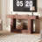 63-inch Narrow Console Table with Charging Station, 2-Tier Farmhouse Sofa Table for Entryway & Living Room-1131411766-1131411767