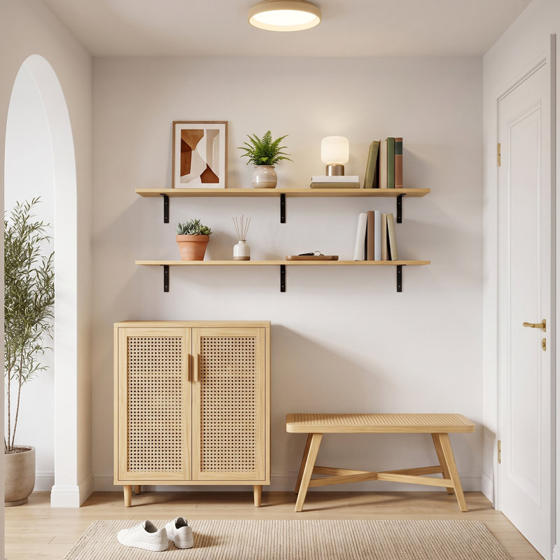 2 Piece Floating Shelf, 120cm W X 20cm D X 15cm H