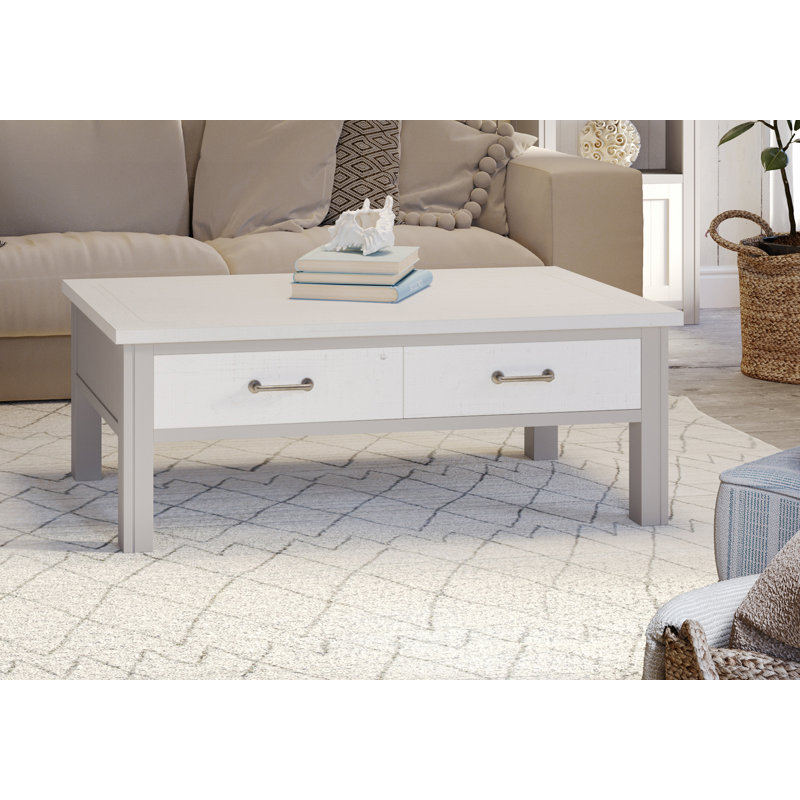 Boylon Solid Wood Four Leg Coffee Table