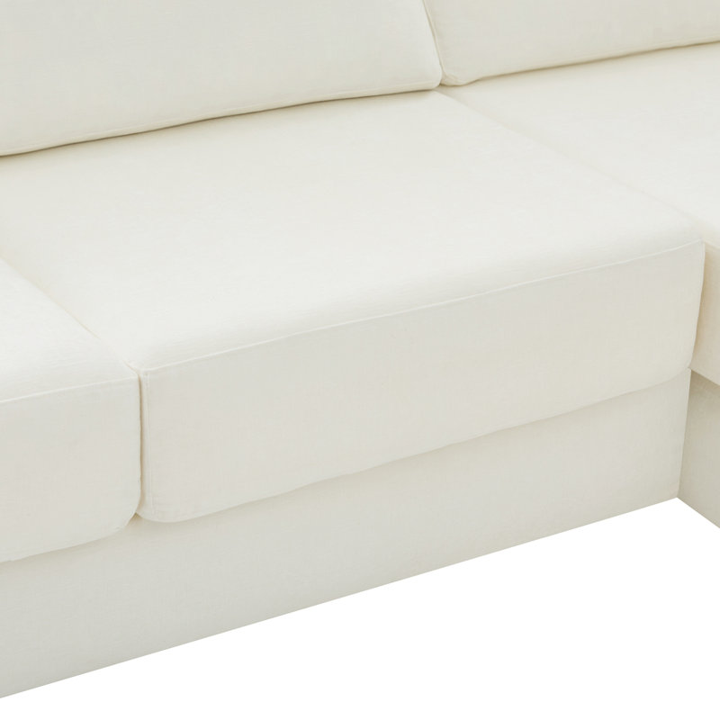 L-shaped Modular Sofa, Beige