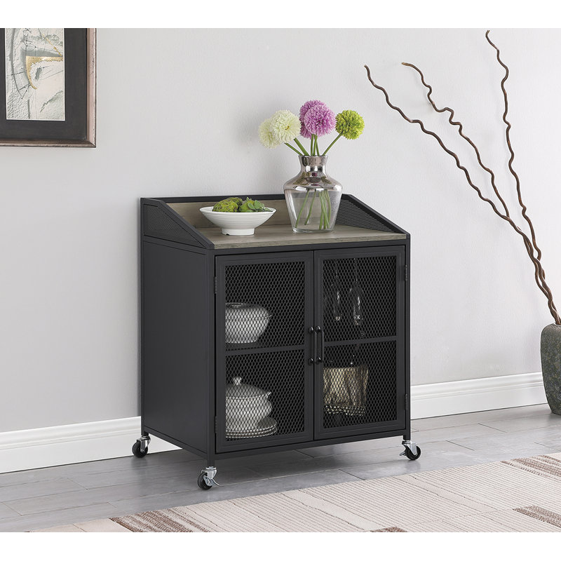 Sheene 30 " L Steel Bar Cabinet