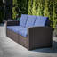 Alderman Faux Rattan Sofa with All-Weather Cushions-485482844