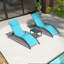 Chaise longue inclinable 71 po avec table 71 po-151149178