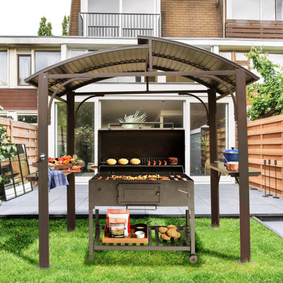 Toit en arc de jardin pour barbecue 8X5ft