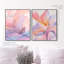 Watercolor Petals Set High-Gloss Frameless Acrylic Glass Wall Art Abstract Print by Oliver Gal, Ready to Hang, 16 x 20-441190532-441190542