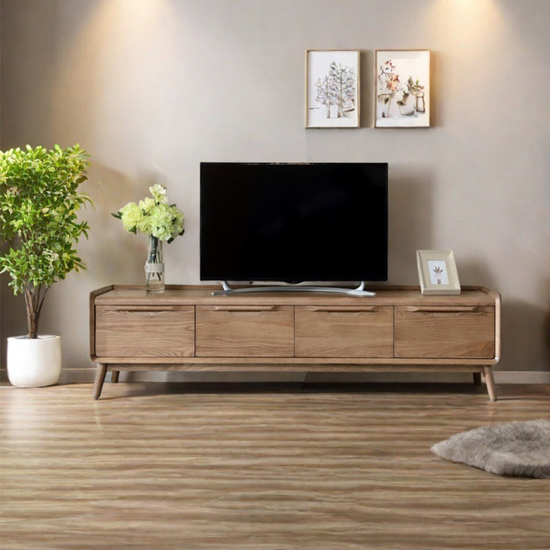 Nordic style light luxury TV cabinet, 82.68"