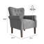 Fauteuil d'appoint rembourré 30,3 po Modern-1640792716