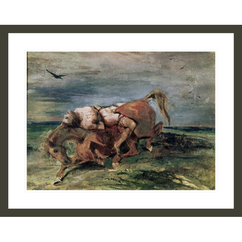 «Mazeppa» par Eugène Delacroix, impression giclée sur cadre, H 23,38 po x l 29,5 po