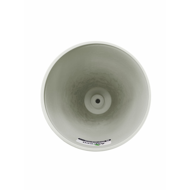 White 20.5" Weather-Resistant Round Outdoor Planter
