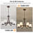 6 - Light Steel Dimmable Chandelier/ Traditional Chandelier-831341949