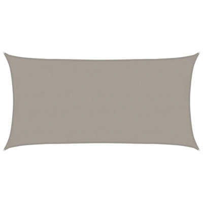 Sunshade Sail 160 G/M² Rectangular Sand 4X7 M HDPE