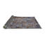 Tapis abstrait gris / orange Brickendon-1631565141