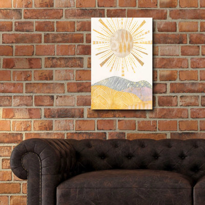 «Boho Sunshine II» par Courtney Prahl, art mural en verre acrylique