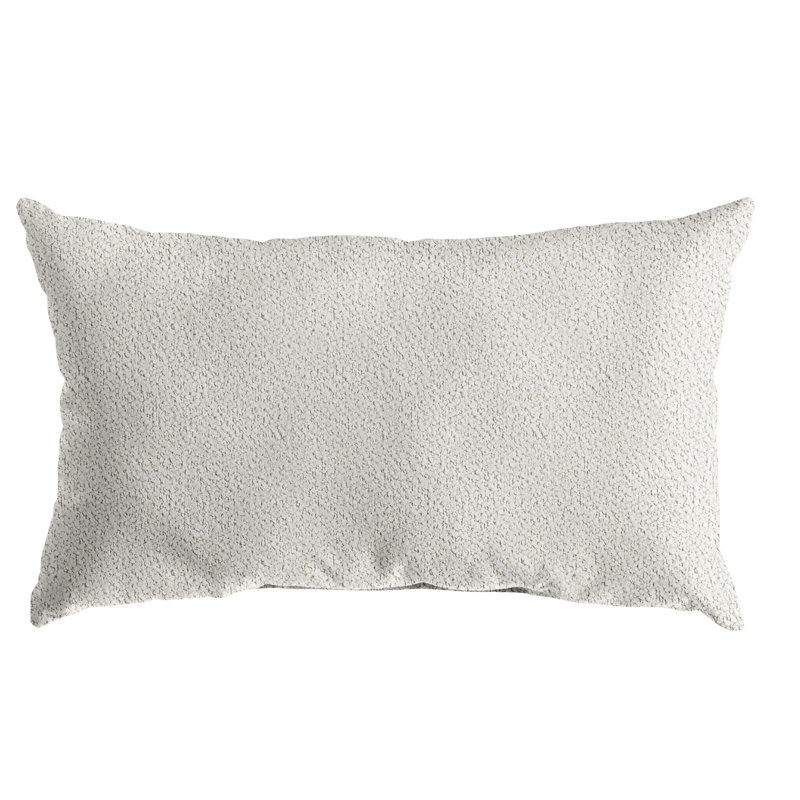  Housse et insert de coussin décoratif en polyester, Ivoire, 16 po x 16 po