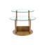 Table basse à deux niveaux en verre-2037513024