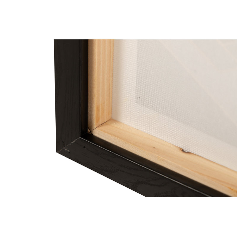 2 Piece Single Picture Frame Painting on Canvas