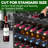 72 Bottle Wine Rack Stackable Bamboo Freestanding-77309793
