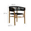 Chaise de jour transparente (noir)-132362685