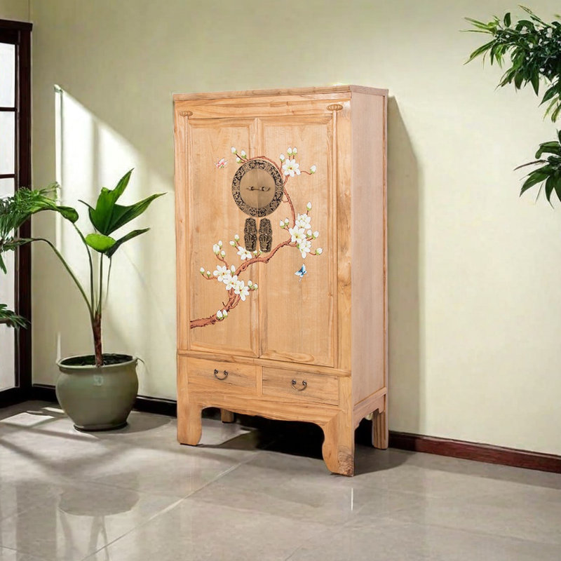 Armoire de rangement pour chaussures en bois massif 15 paires