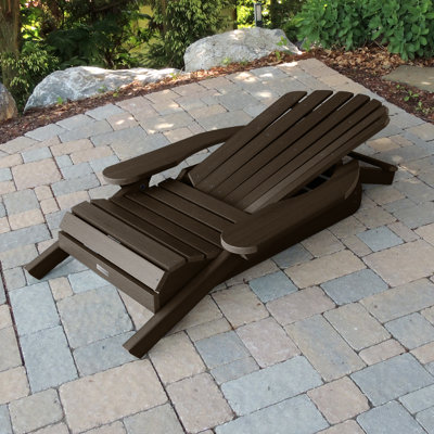 Anette Plastic Folding and Reclining Adirondack Chair