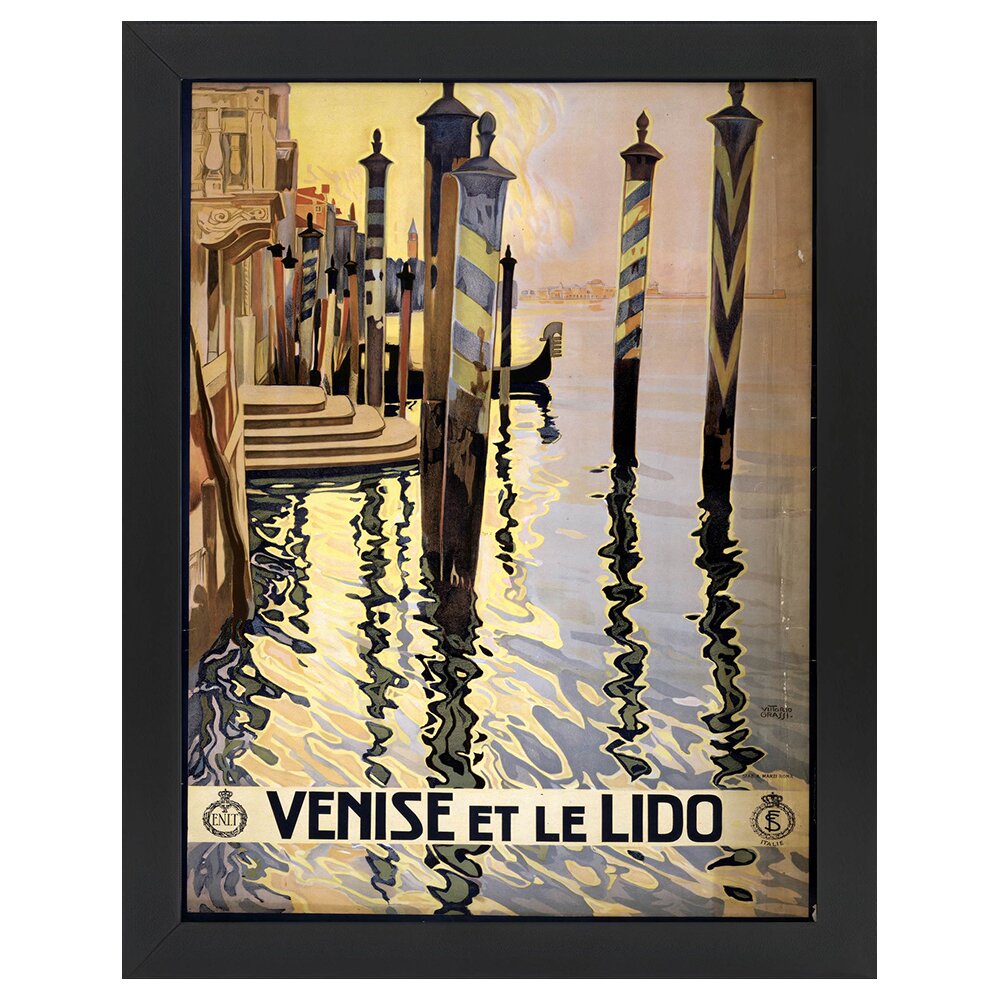 Leinwandbild Venise Et Le Lido