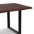 Hemma 72"W Solid Acacia Dining Table, Modern Industrial Style with Live Edge, Seats 6-382388156